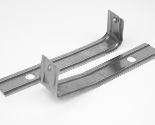 ribbing throughout the entire length and bend of a part